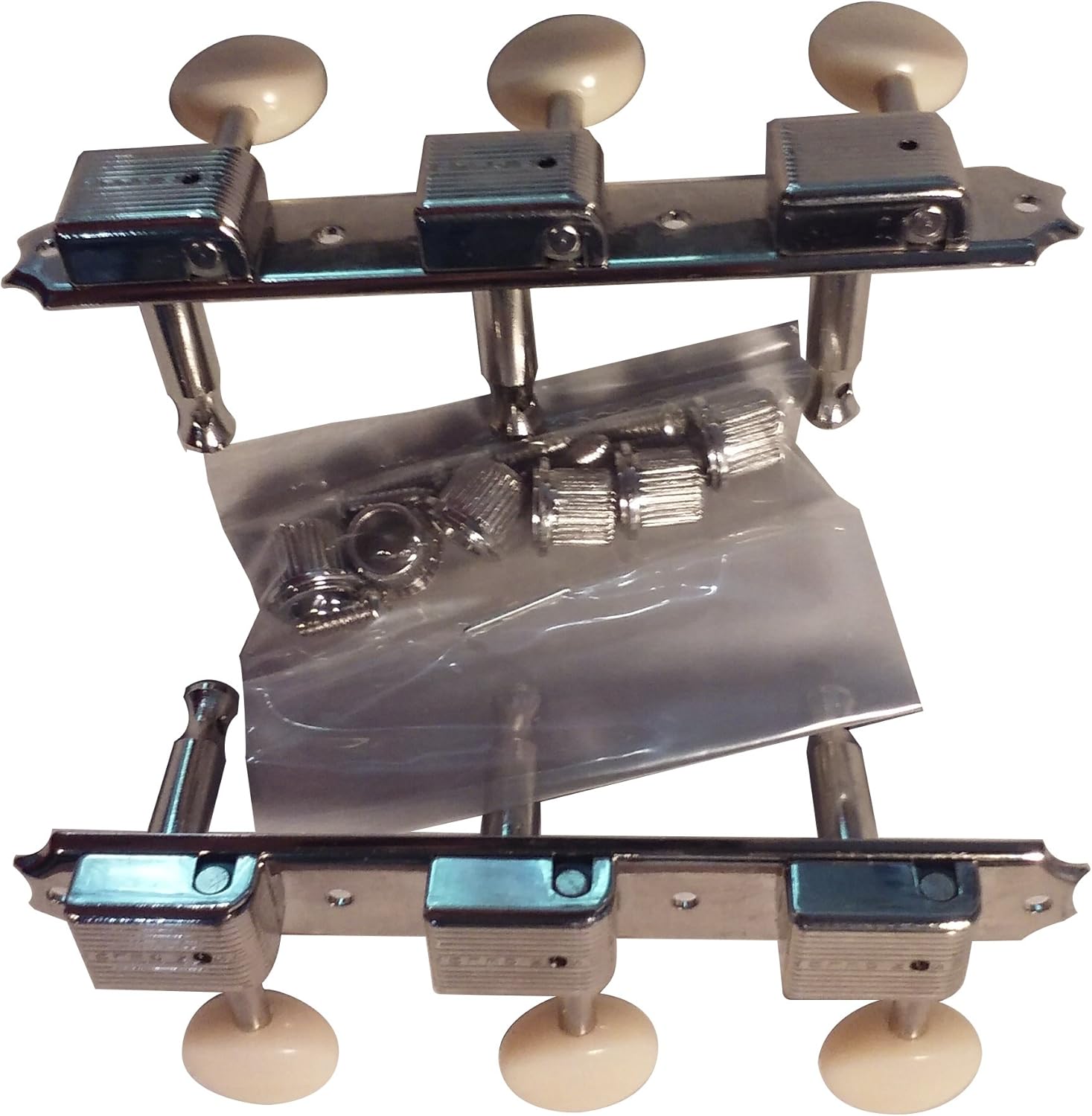 Kluson 3/Plate Nickel/Plastic