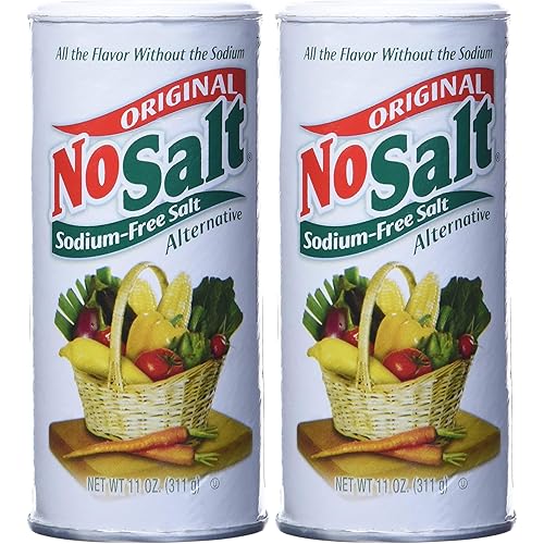 NoSalt Original Sodium-Free Salt Alternative, 11 oz (Pack of 2)