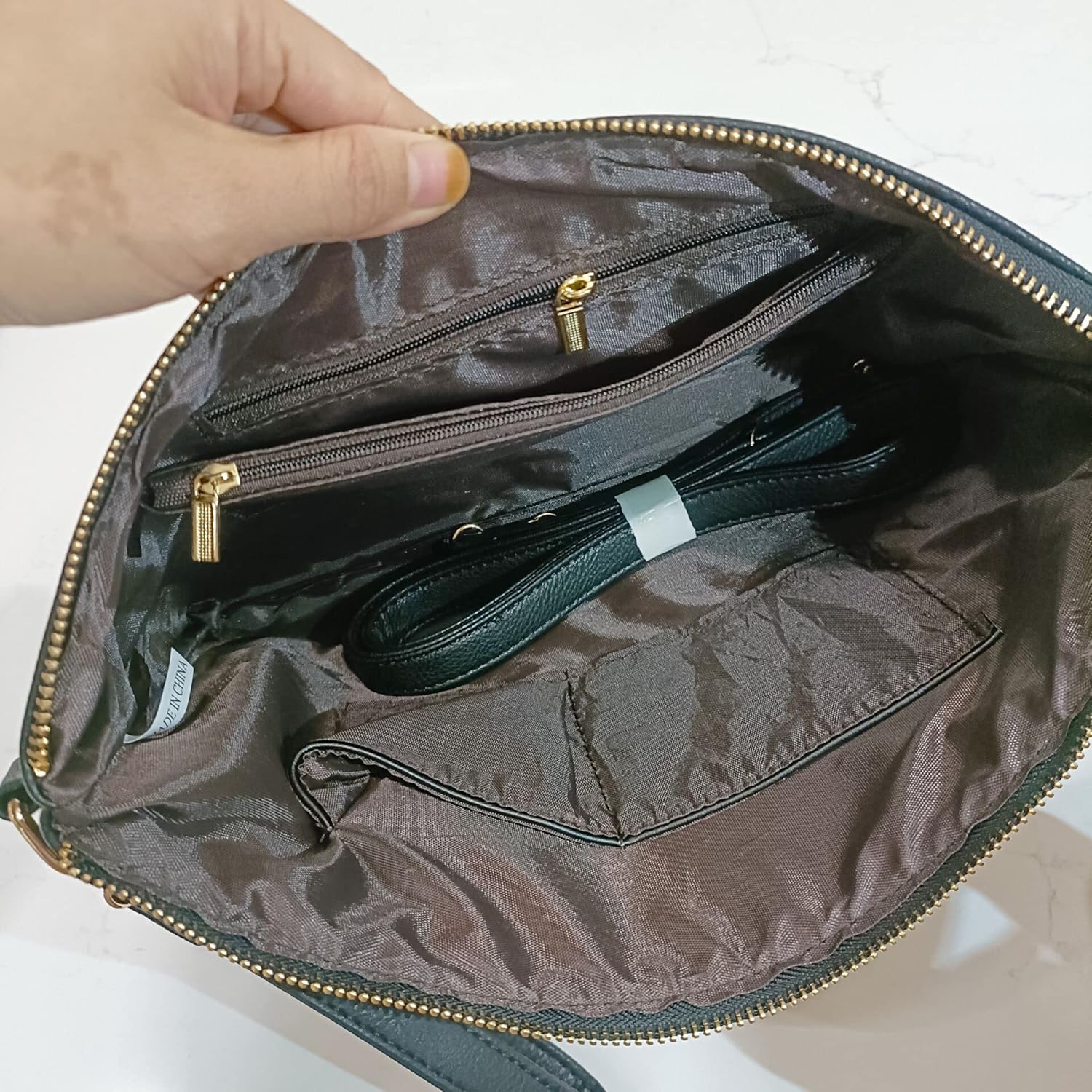 Oversized Clutch Bag Purse Women PU Leather Crossbody Shoulder Bags Studded Wristlet Handbag Rivet Envelope Clutches - Image 6