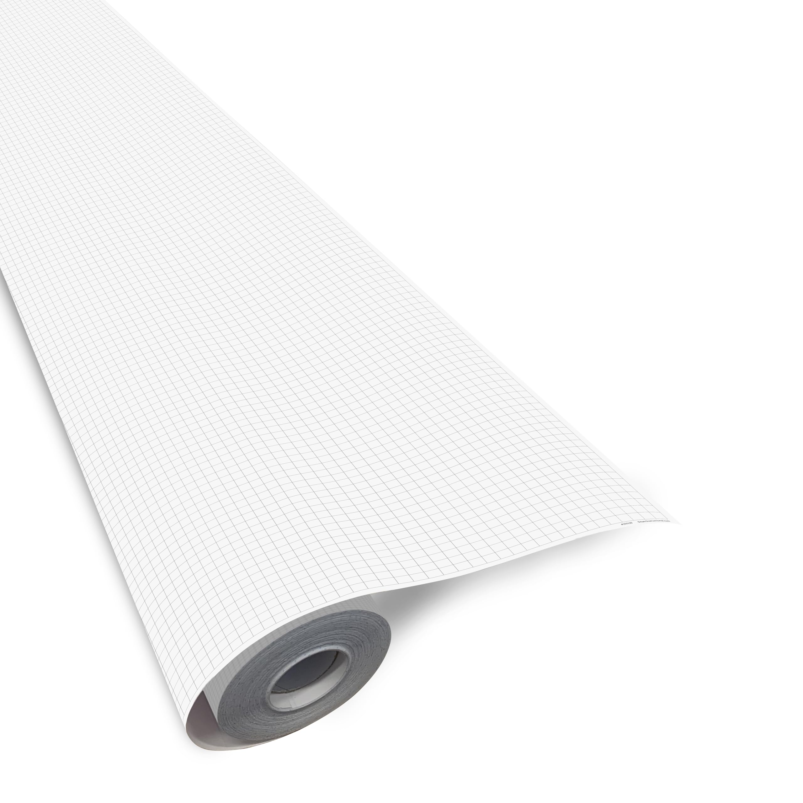 Geyer Instruktażowa rolka papieru milimetrowego 1/4 cala – 91 cm x 250 cm, czarna siatka, wielkoformatowy papier z planem, wiązanie 10,9 kg do klasy, STEM, matematyki i projektów projektowych