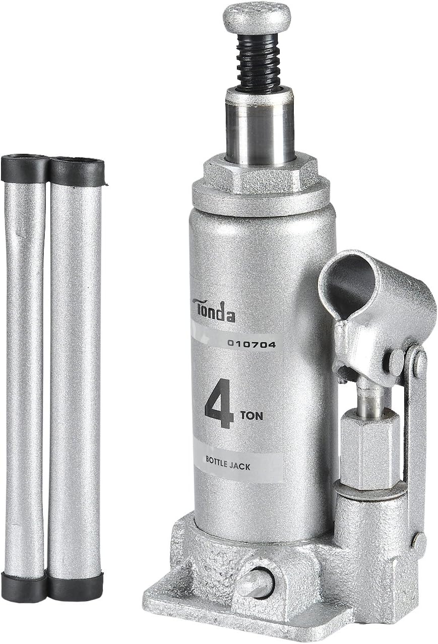 TONDA Hydraulic Bottle Jack, 4 Ton Capacity