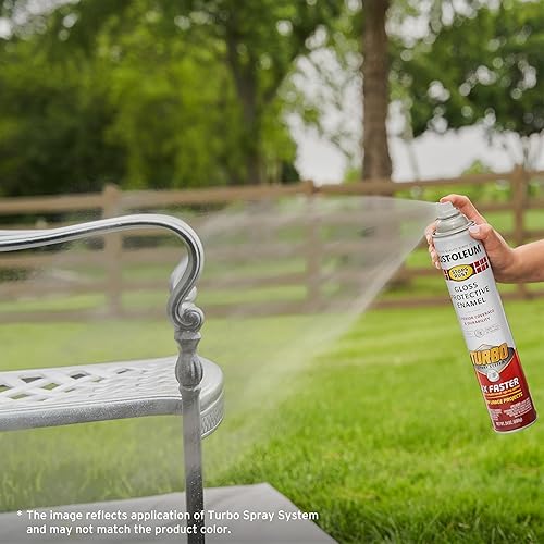 Vista 15 de Rust-Oleum 7769502 - Pincel para imprimación de metal que detiene el óxido, 1 cuarto de galón, marrón plano