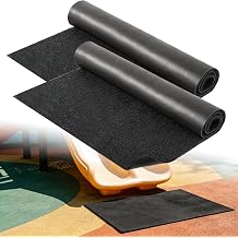 2 Pack Outdoor Playground Mats, Heavy Duty Swing Set Mat Shock Absorbing Landing Pad, Non Slip Rubber Protection Mats for Playground Backyard Playset Swings Slides, 40x24
