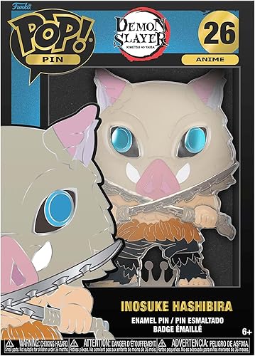 Miniatura 2 de Funko Pines de tamaño Pop! Demon Slayer - Insuke Hasib (los estilos pueden variar, variante de posibilidad de persecución)