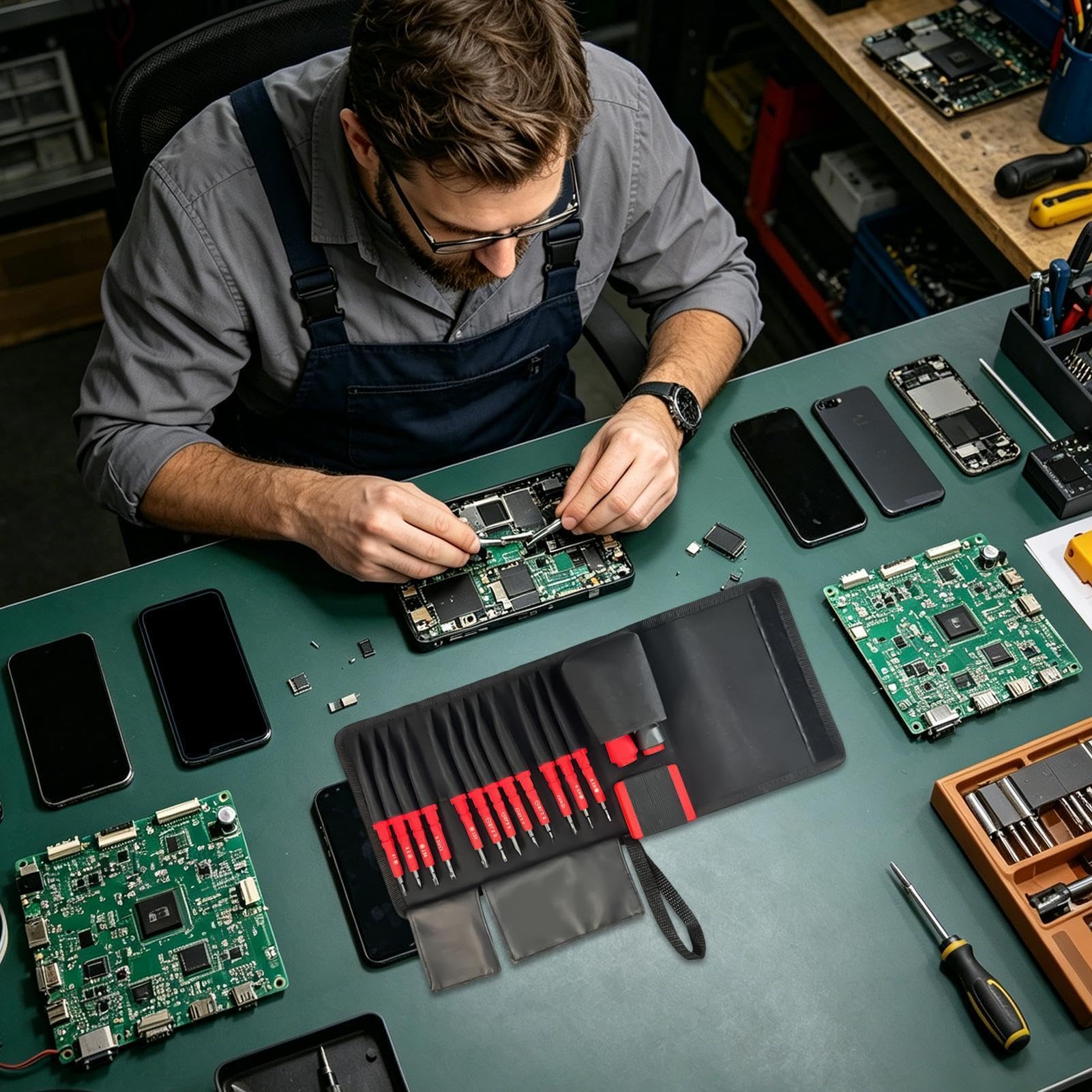 Śrubokręt Wytrzymałe Narzędzia Elektryczne | Zestaw Śrubokrętów dla Elektryków do Napraw Domowych dla Elektryków i Serwisantów