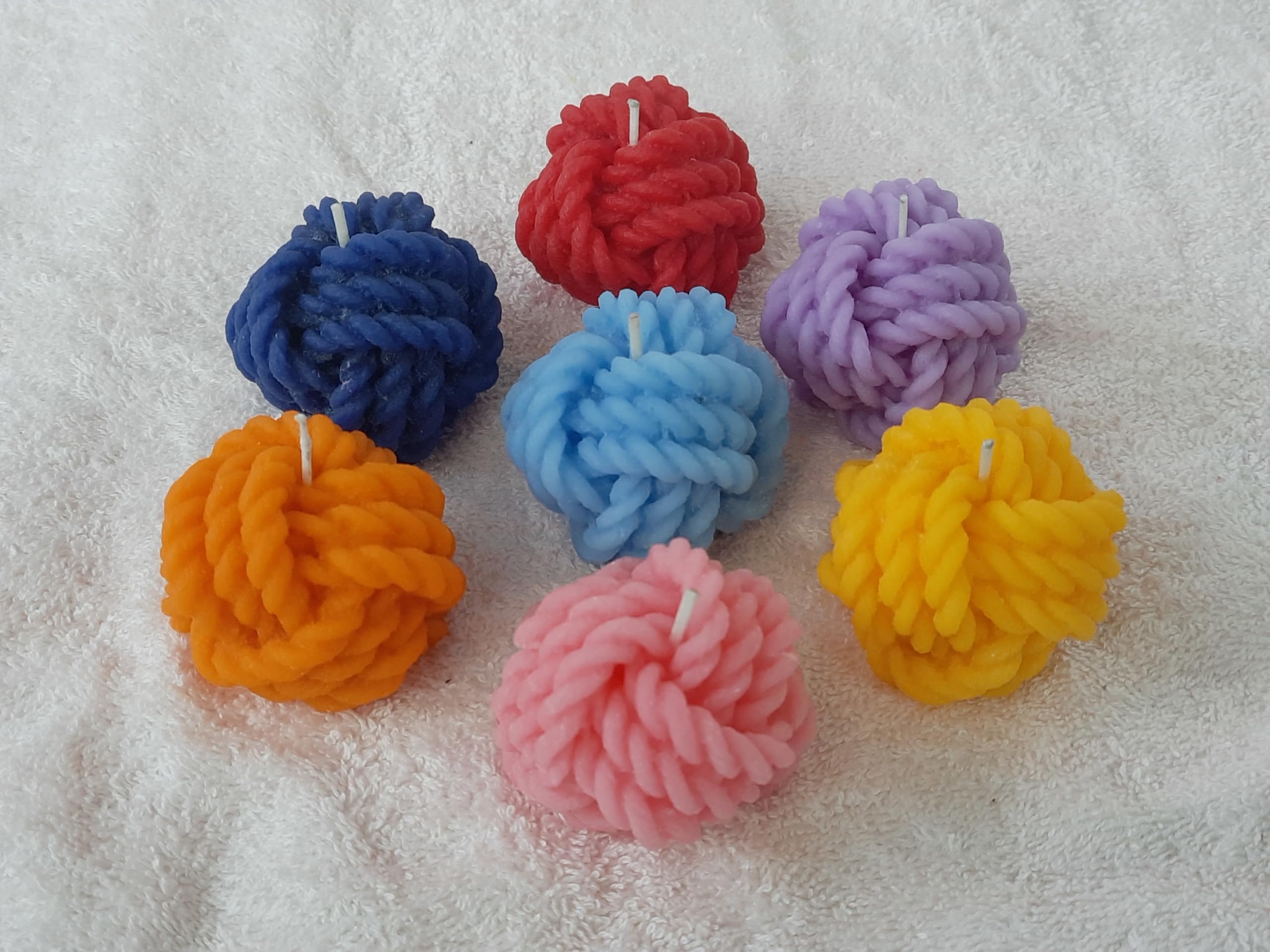 Multi Scented Rope Candles, Set of 7 Candle (Multicolor, Pack of 7)-image-24