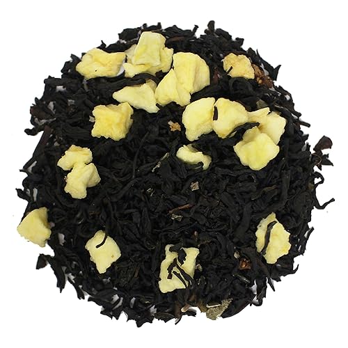 The Tea Farm - Mezcla de bayas de manzana - Mezcla de té negro de hojas sueltas de fruta premium (bolsa de 4 onzas)