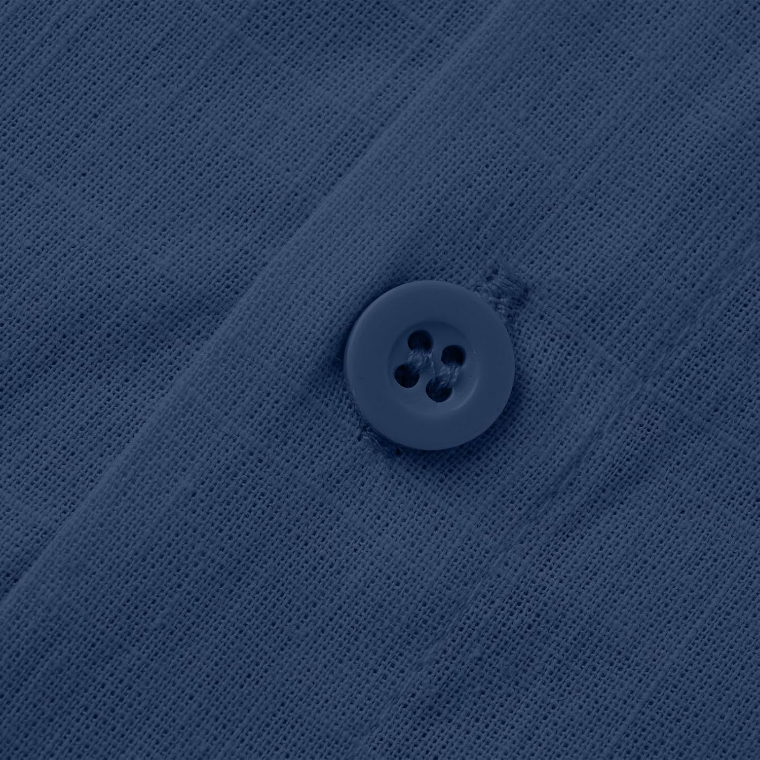 Men's Cotton and Linen Button Down Shirts Short Sleeve Polo Shirt Casual Vacation Summer Beach Shirts