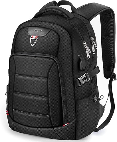 HOMIEE Mochila para laptop, mochila de viaje extra grande de 40 L para hombres y mujeres, antirrobo, delgada, duradera, bolsa de computadora