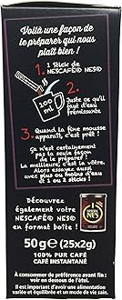 Nescafe Instant Coffee Sticks 25 stick 1.76oz (Nes)