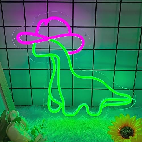 Miniatura 11 de Señal de neón de rana vaquera, señal de neón LED de sapo vaquero para decoración de pared, señal de luz de neón regulable para dormitorio, sala de