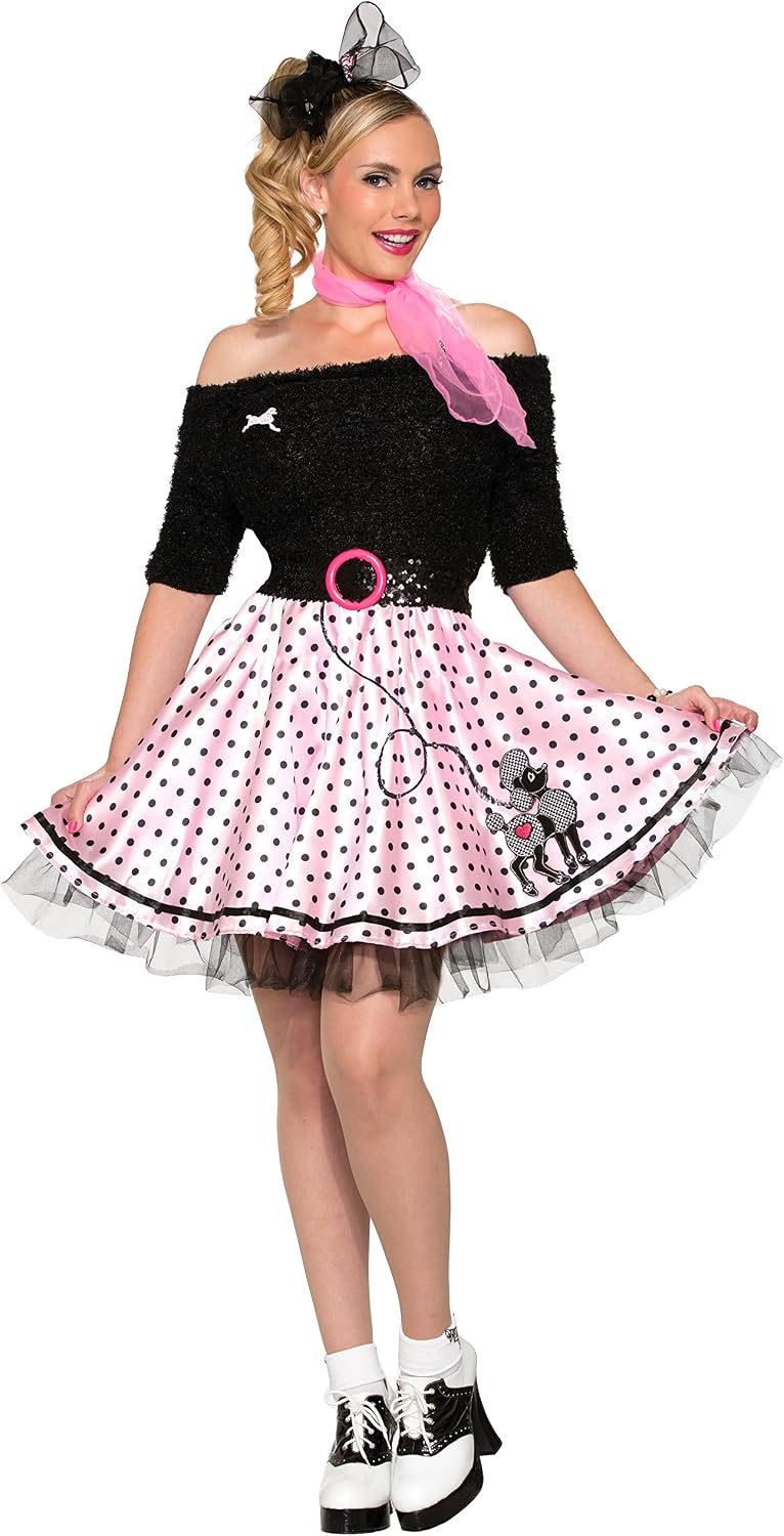 Forum Novelties Women's 50's Mid-Length Poodle Skirt