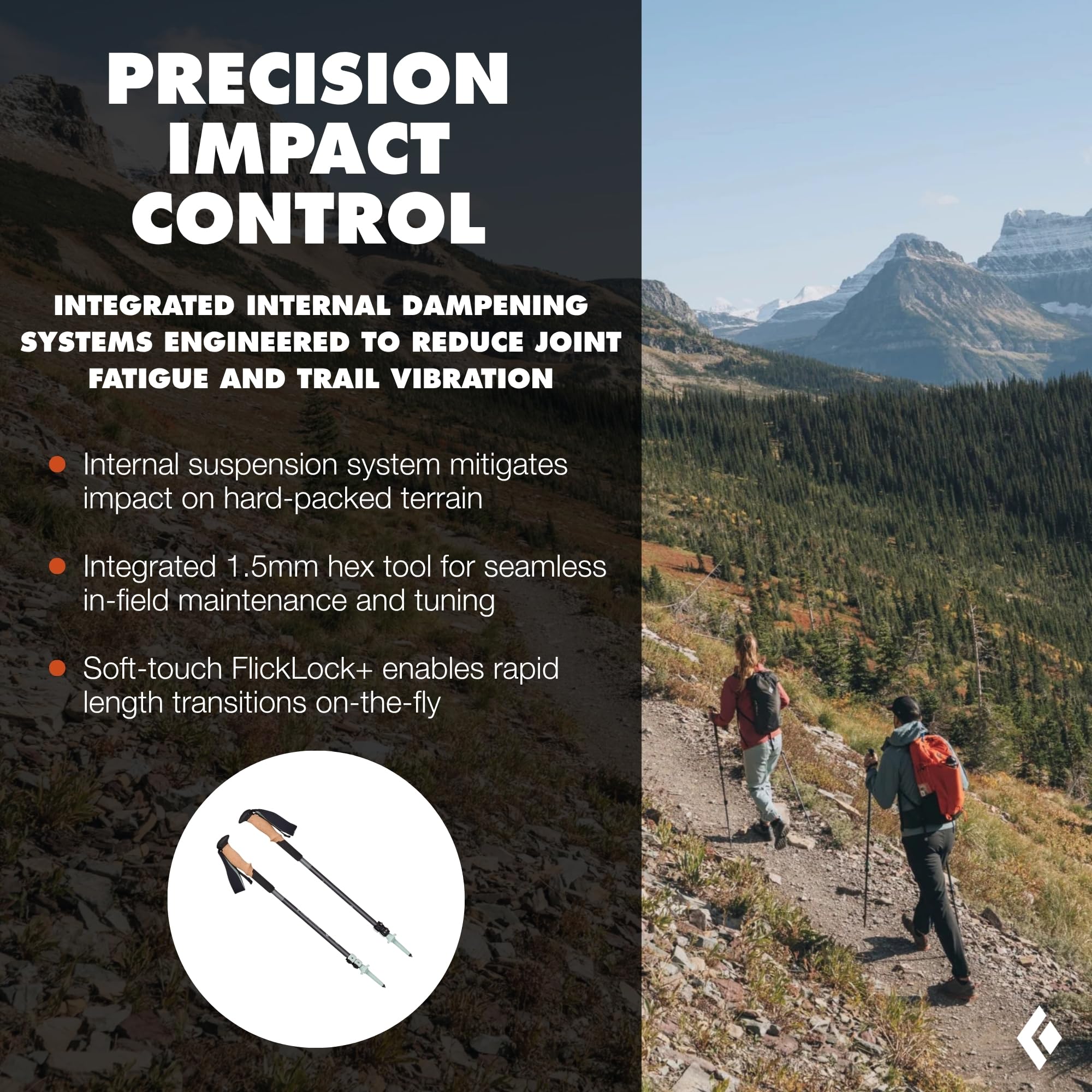 Black Diamond Pursuit Shock Trekking Poles