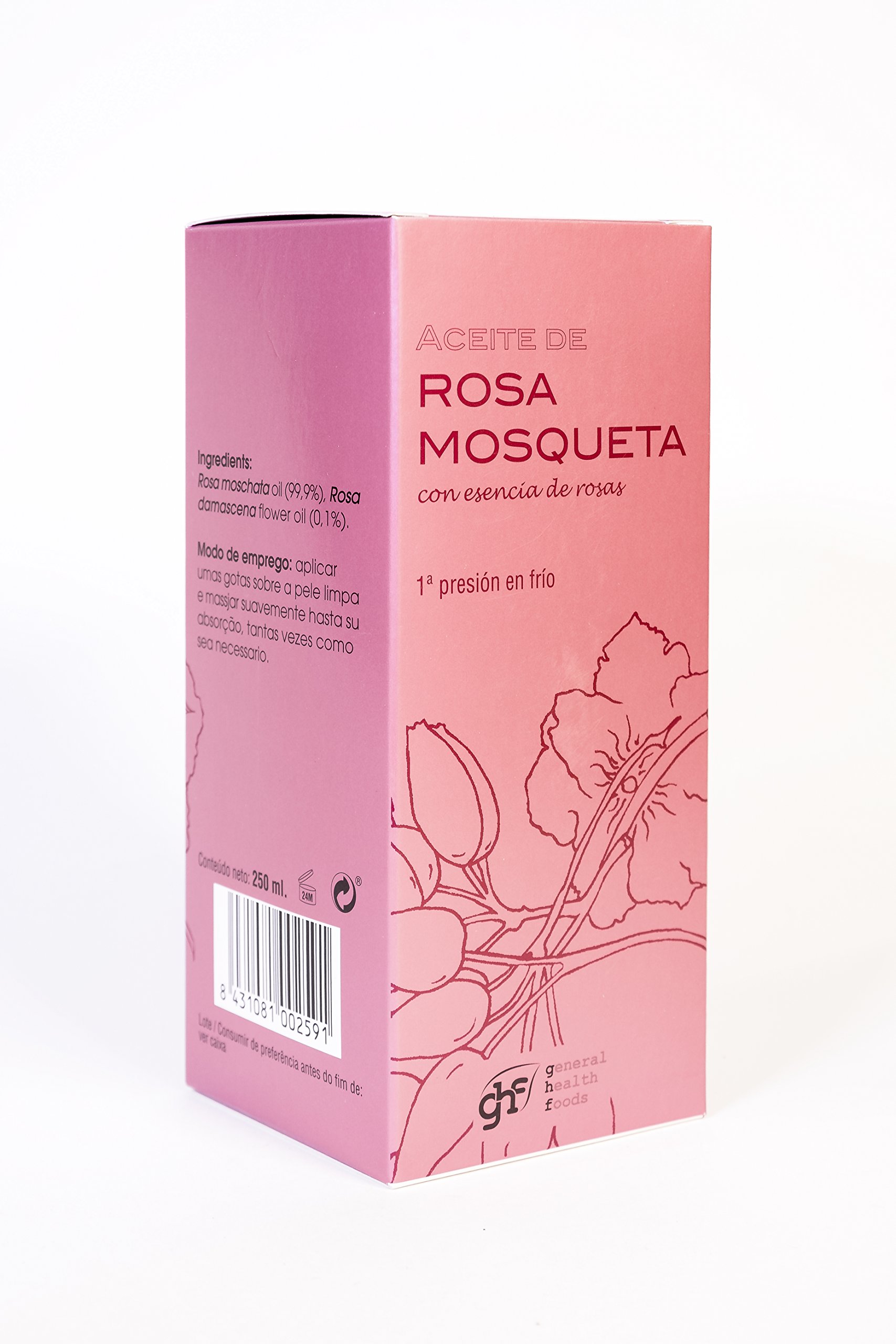 BESLAN SL GHF Aceite de Rosa Mosqueta con Esencia de Rosas 250 ml