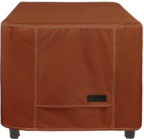 NettyPro Cubierta para caja de terraza, patio al aire libre, impermeable, para caja de almacenamiento rectangular de 150-230 galones, 60 x 25 x 26