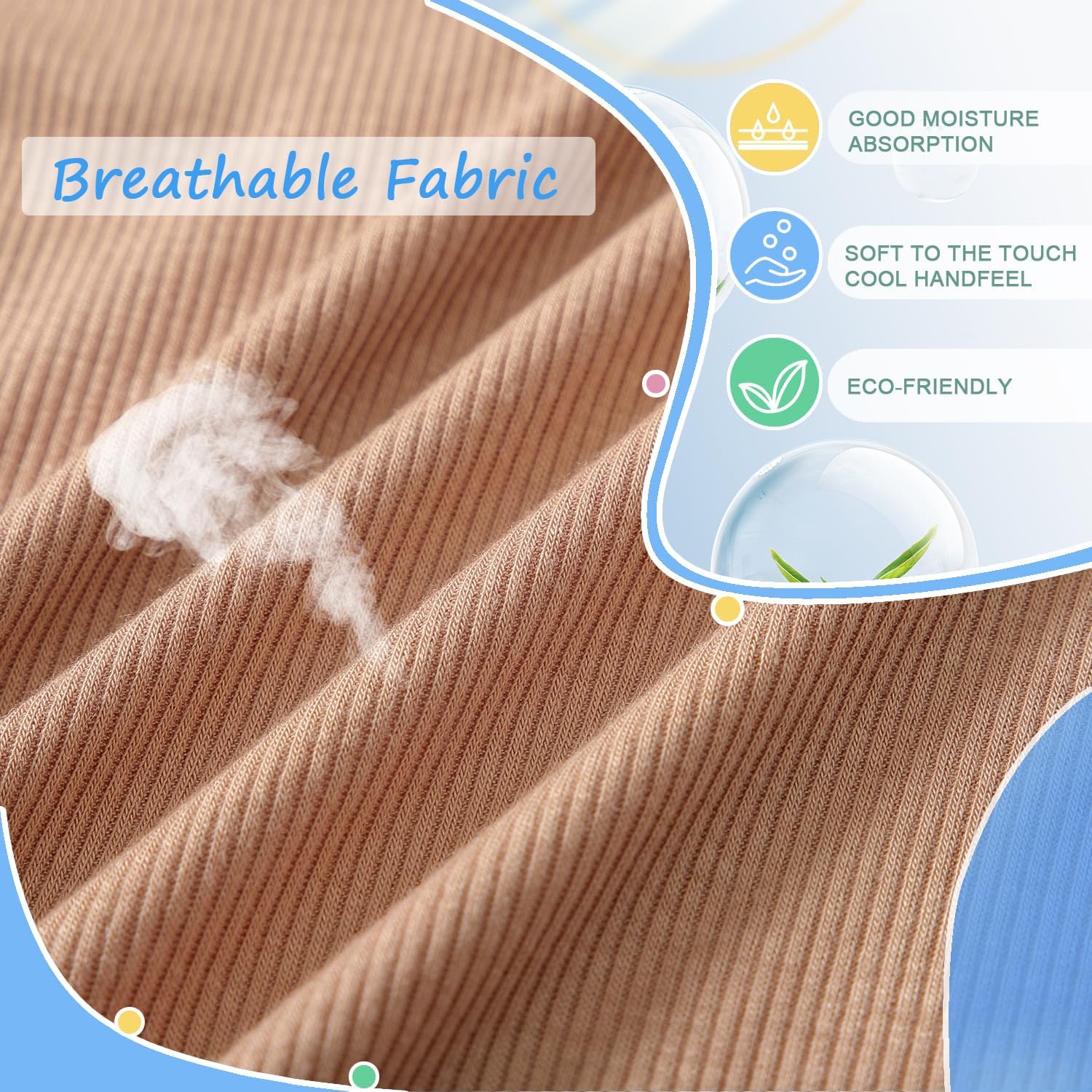 Zanie Kids Baby Toddler Pajamas Set Short Kids Summer Sleepwear Snug Fit Viscose Pjs Girls Boys - Image 2