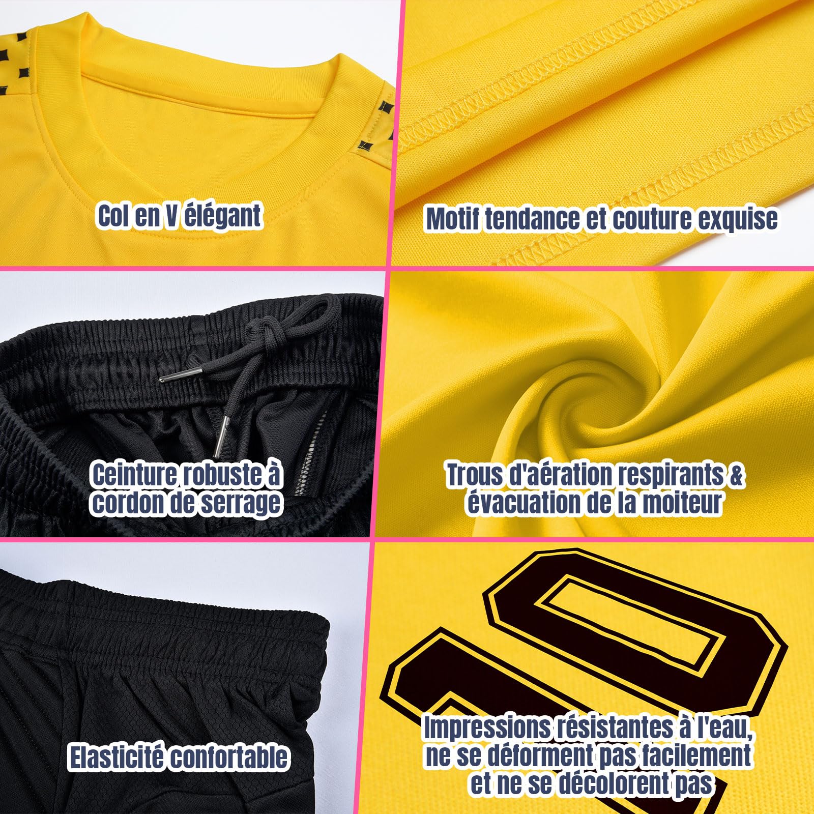 ORYG Maillot de Football Personnalisé pour Jeunes Adultes Enfants Kit Gardien Personnalisé