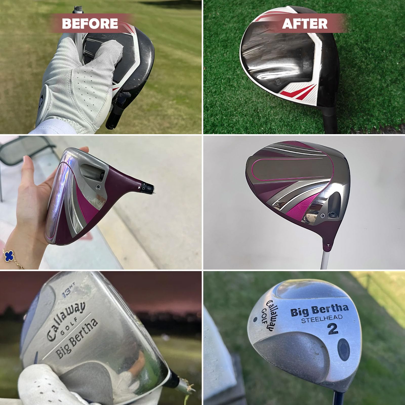 Quick Golf Club epossidica 59,8 g, asciugatura rapida, trasparente durevole epossidico, albero da golf epossidico utilizzato per riparare tutte le mazze da golf, teste di golf, driver,