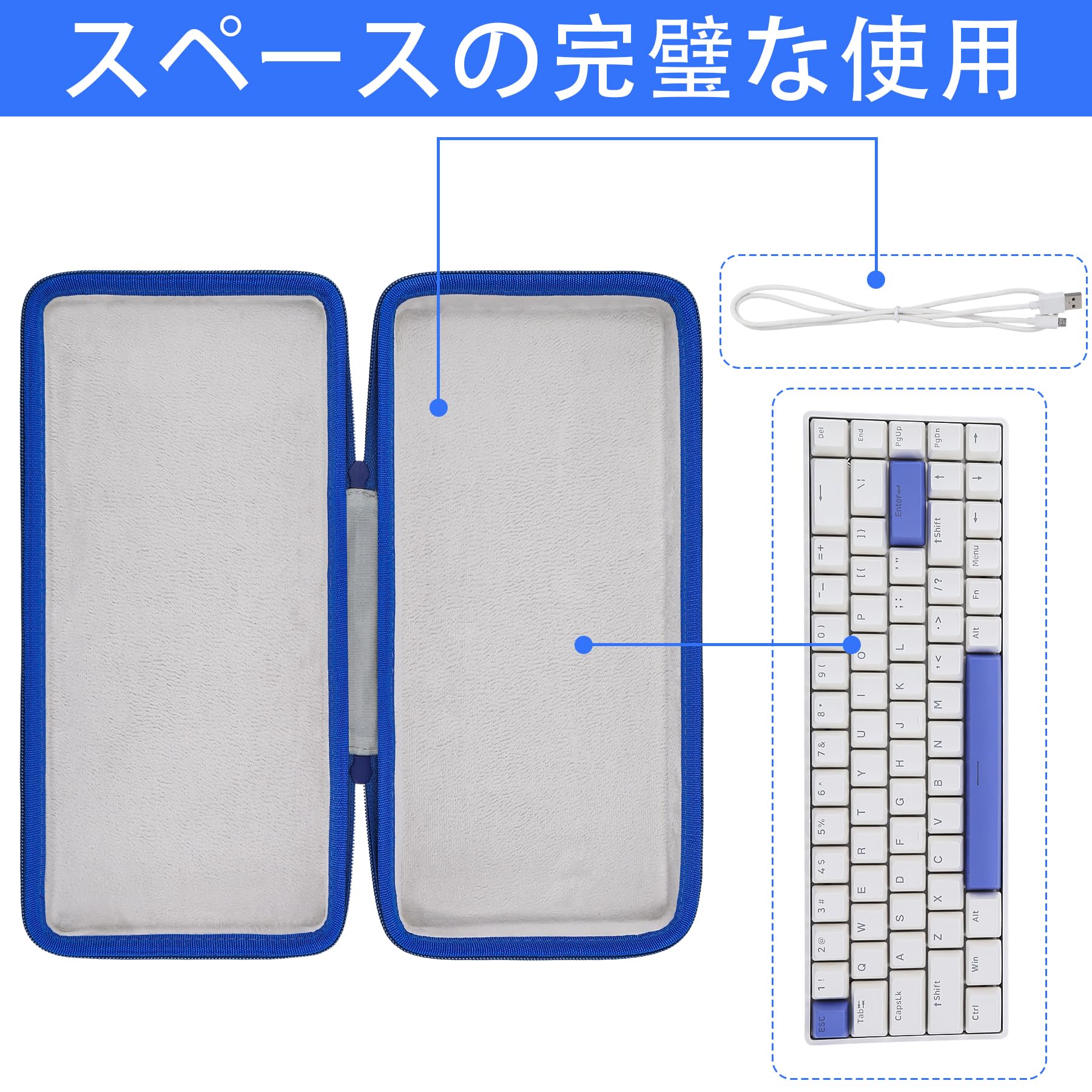 Amazon.co.jp: （ケースのみ/Only Case）DrunkDeer G65 keyboard e