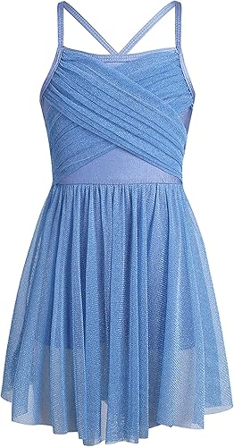 CHICTRY Niñas Niños Novio Lentejuelas Gasa Danza Lírica Vestido Sash Pajarita Disfraces de Salón