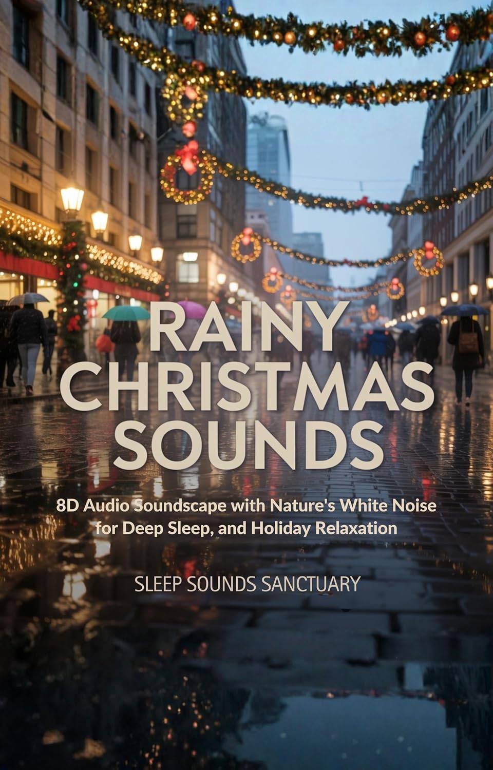 Rainy Christmas Sounds: 8D Audio Soundscape with Nature’s White Noise for Deep Sleep and Holiday Relaxation