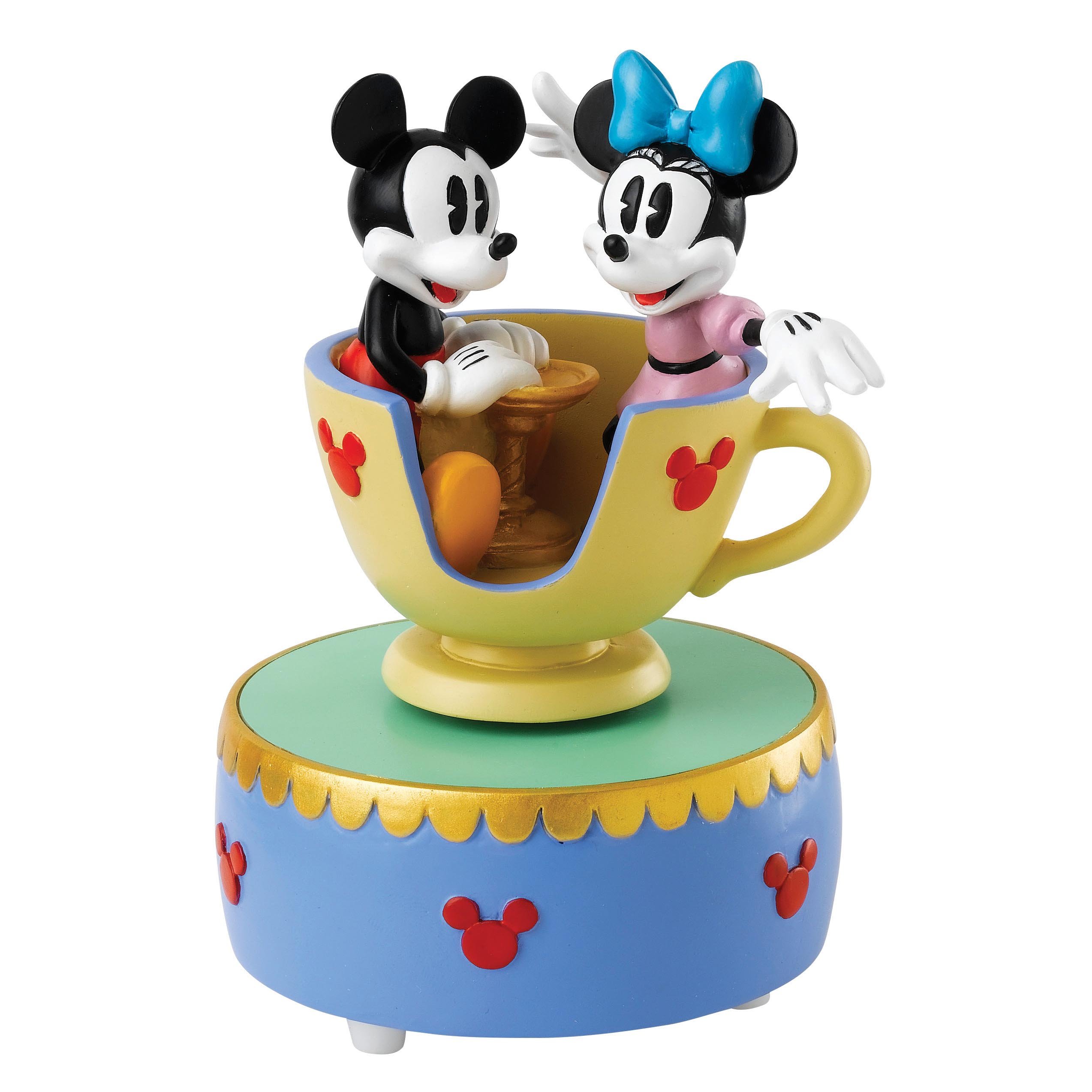 Enchanting Disney Come To The Fair - Mickey & Minnie Mouse Teacup Musical, multicolour