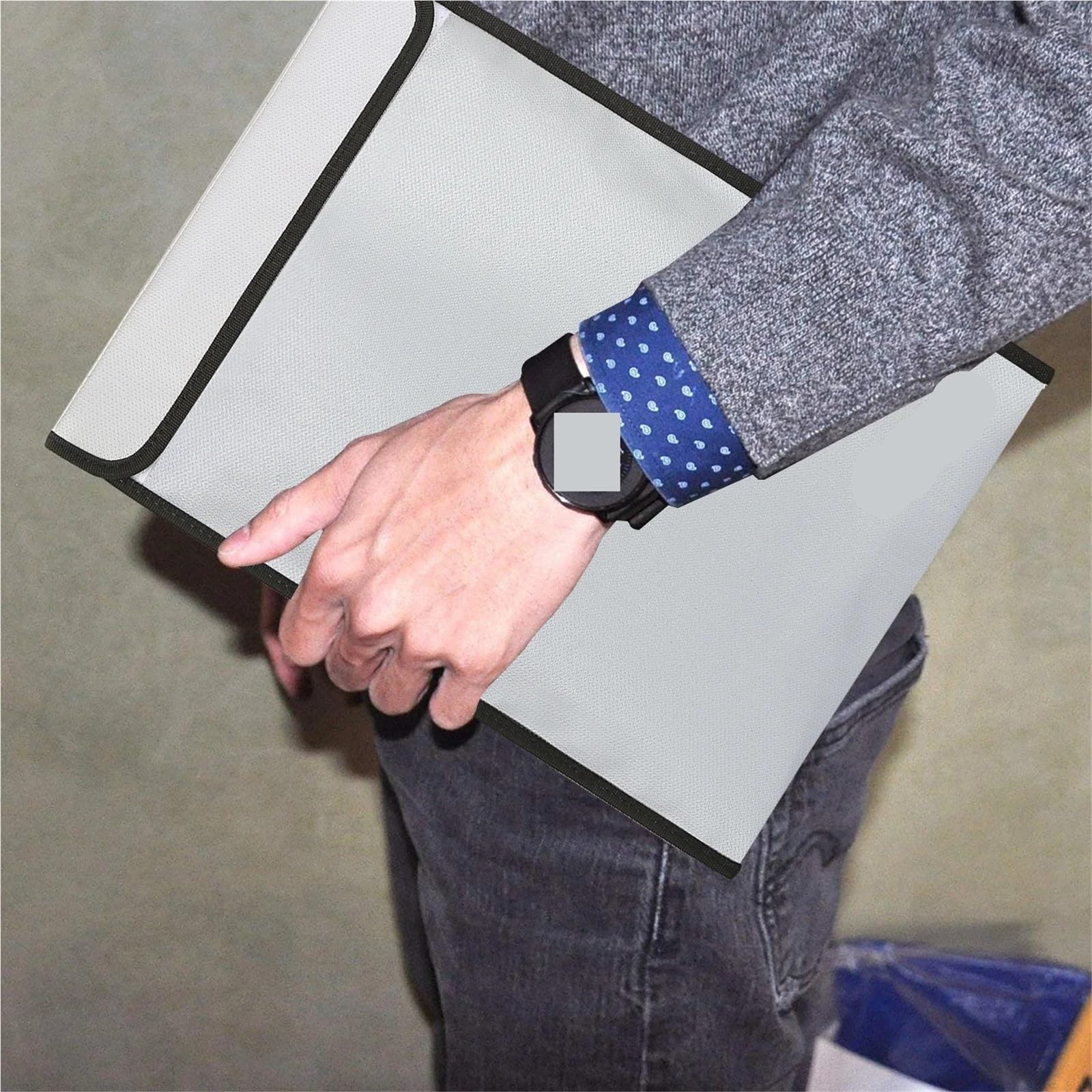 Bolsa de dinero con cremallera, bolsa impermeable for documentos, almacenamiento información, contratos, certificados, bienes raíces Para Documentos