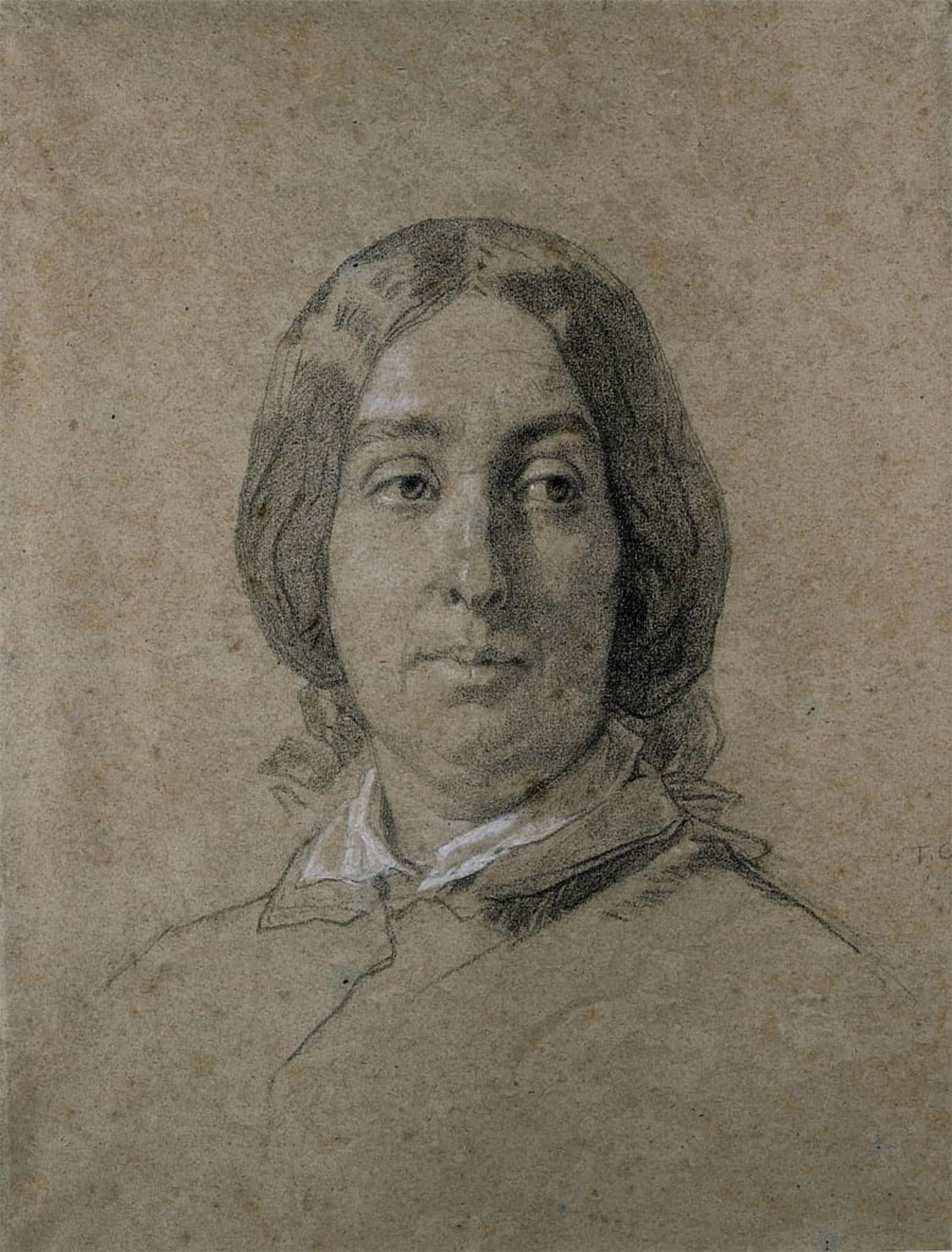 ARTXLXXBN Famous Art Print Poster Vintage Wall Art Portrait of George Sand by Famous Artist Canvas Art Poster for Home Decor 60x90cm
