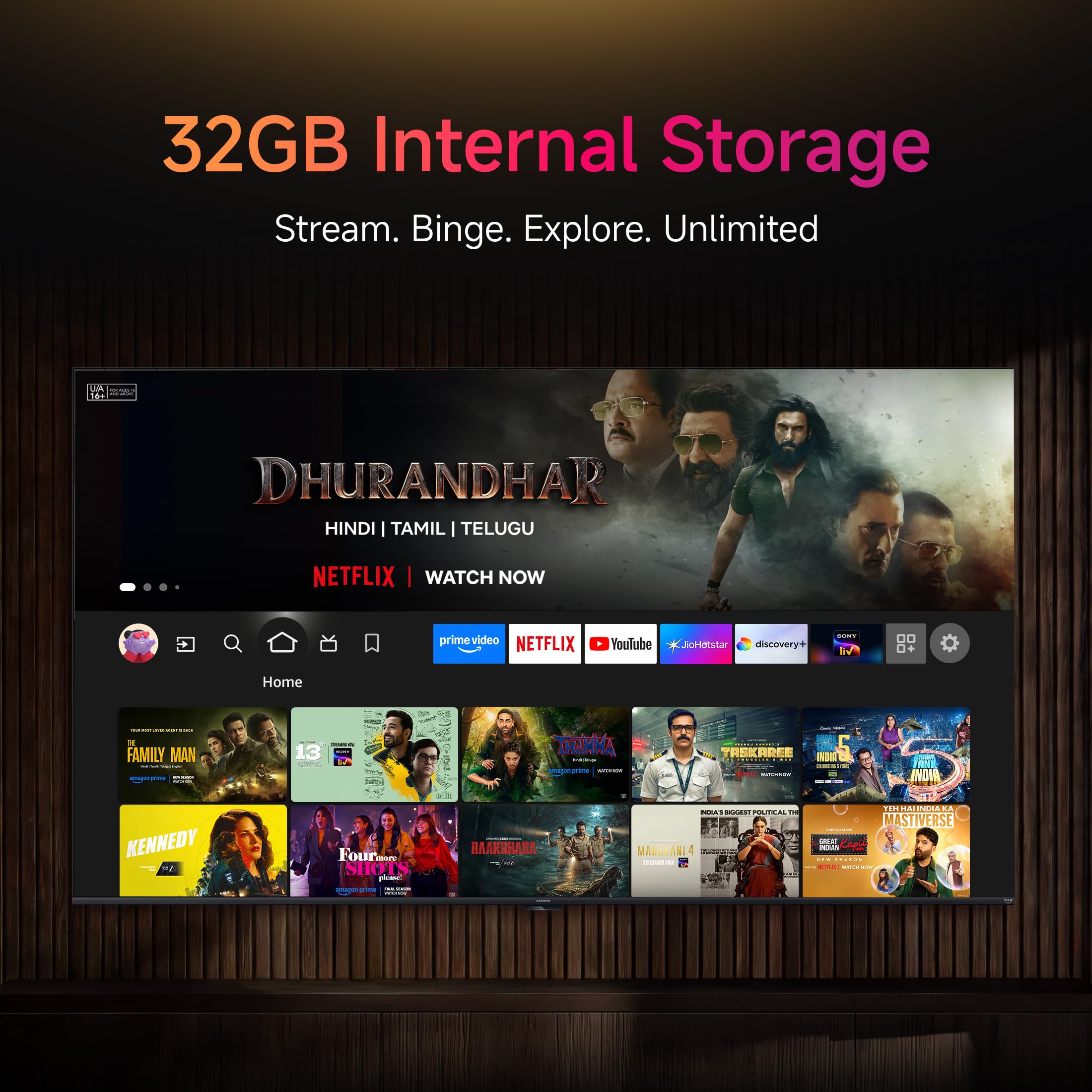 Xiaomi (139 cm) 55 inch Smartchoice FX 4K QD-Mini LED Smart | Full Array Local Dimming | HDR10+ | 120Hz DLG Game Booster | Fire TV | L55MC-FSMIN — Amazon image 19
