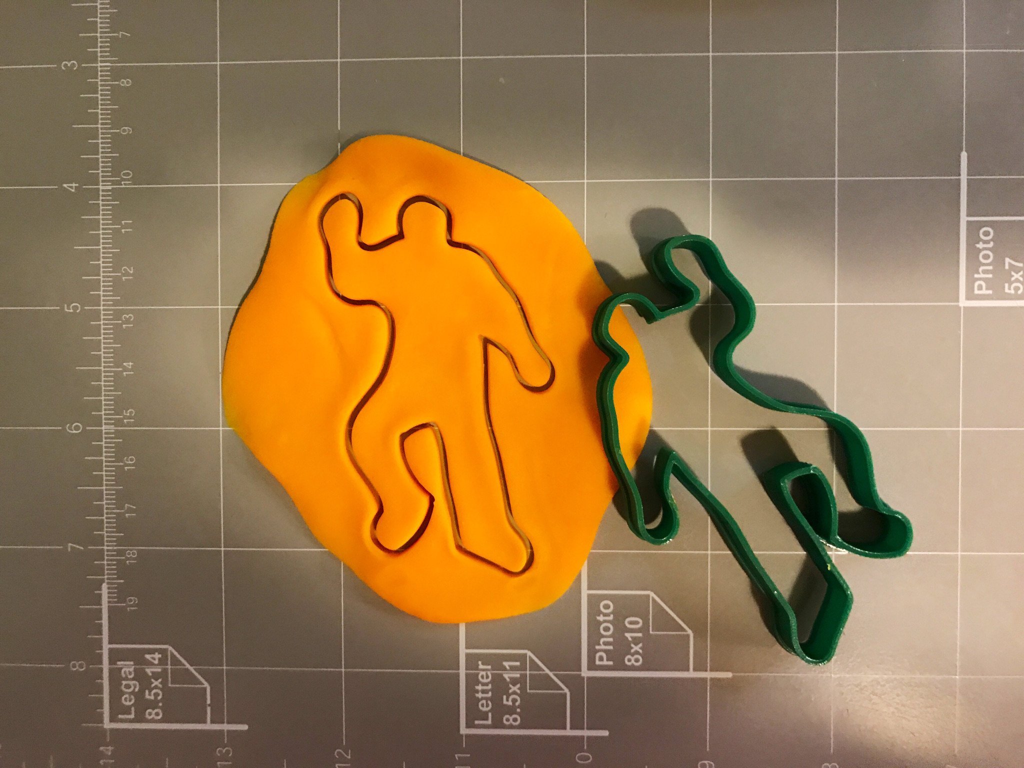 Tagliabiscotti Scena Del Crimine - 4 Forme, Stampa 3D In PLA Alimentare