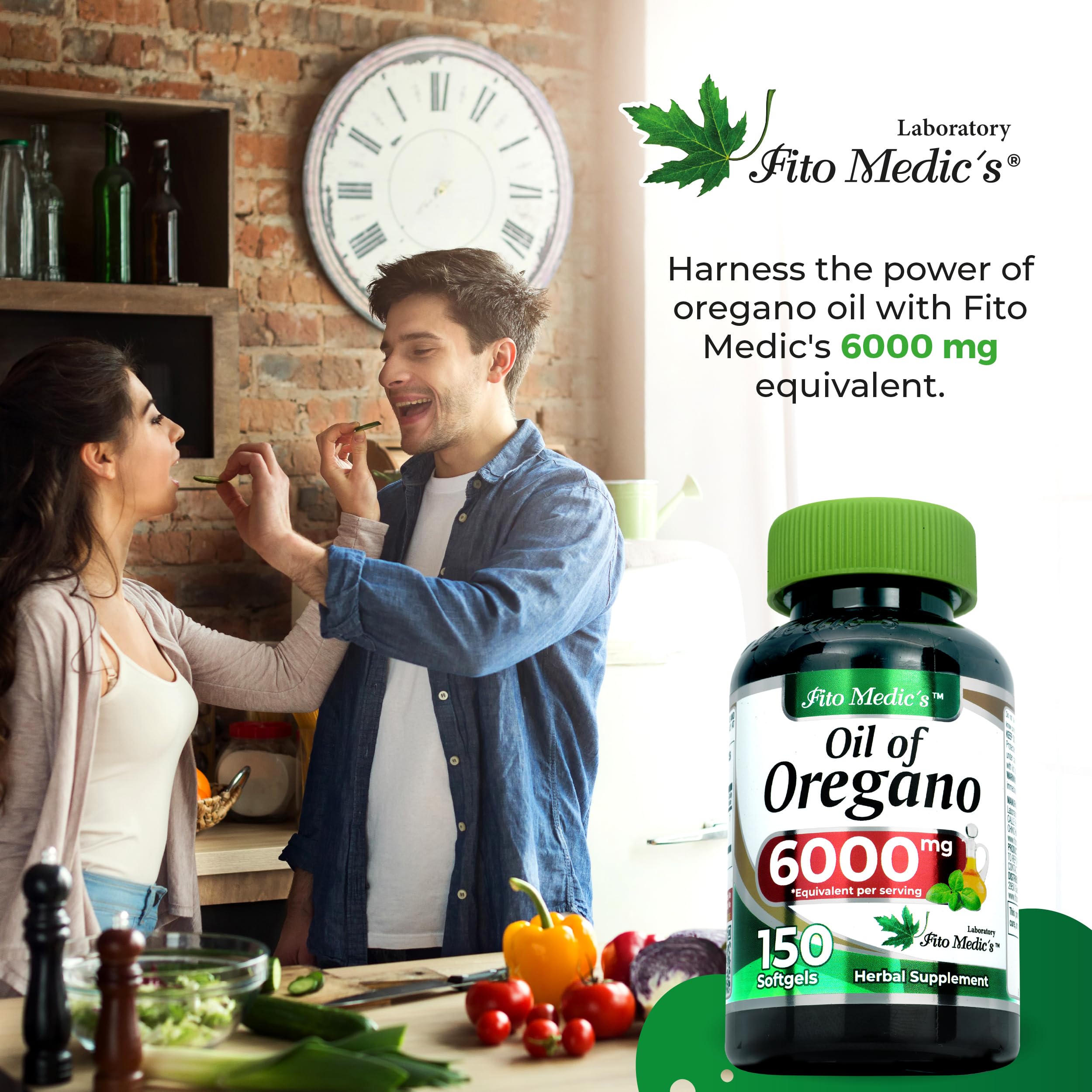FITO MEDIC'S Lab | Oil of Oregano | 150 softgels | Oregano Oil | Herbal Supplement. — Amazon image 5