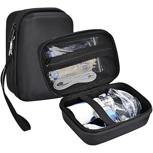 ProCase Estuche de transporte para nebulizador portátil de viaje, máquina nebulizadora de mano para adultos y niños, bolsa de almacenamiento con