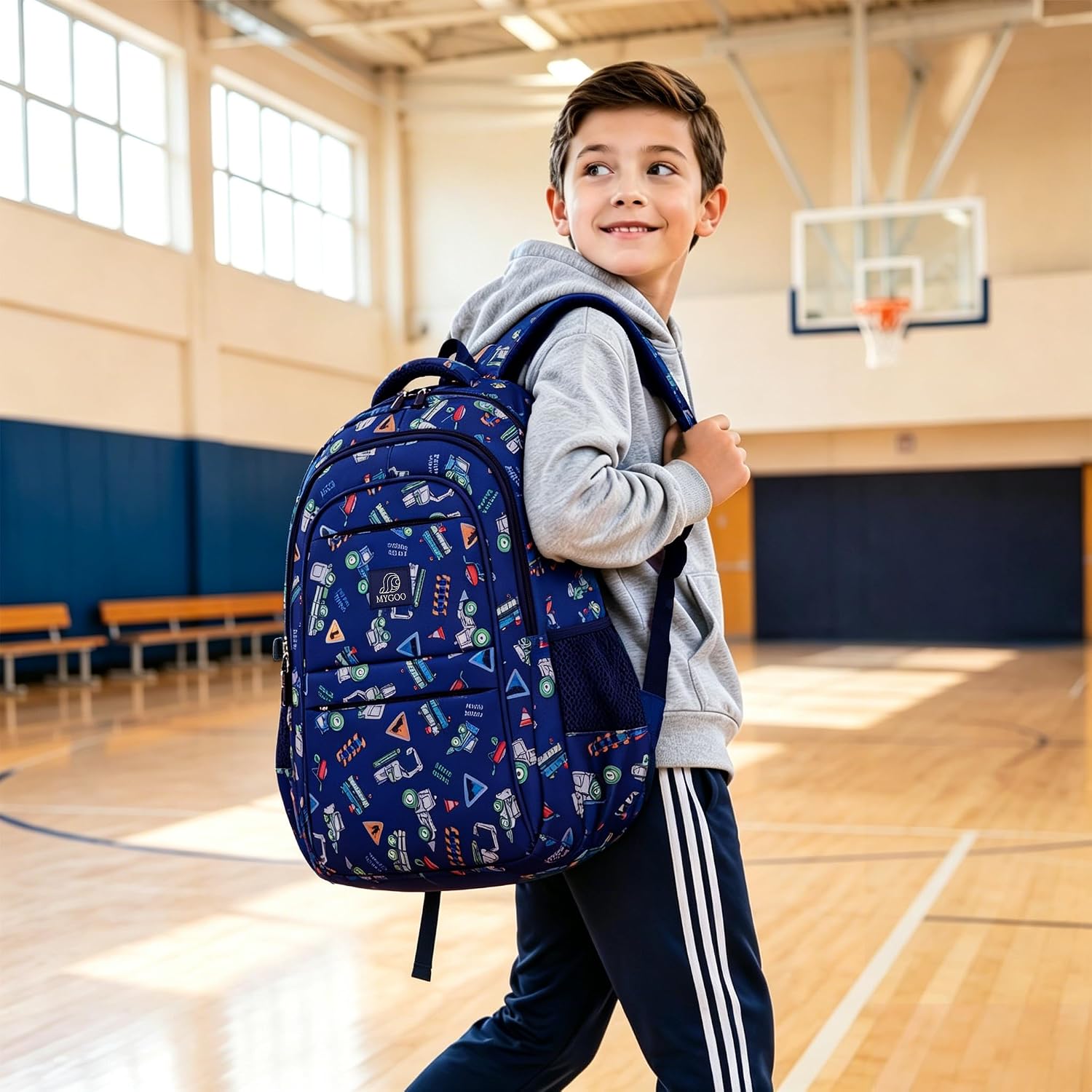 Mygoo Boys School Backpack Euclid Truck