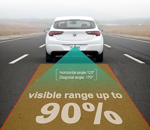 Miniatura 2 de Cámara de respaldo con ángulo de visión amplio de 170 grados, impermeable IP68, placa de matrícula de alta definición para mini automóvil,