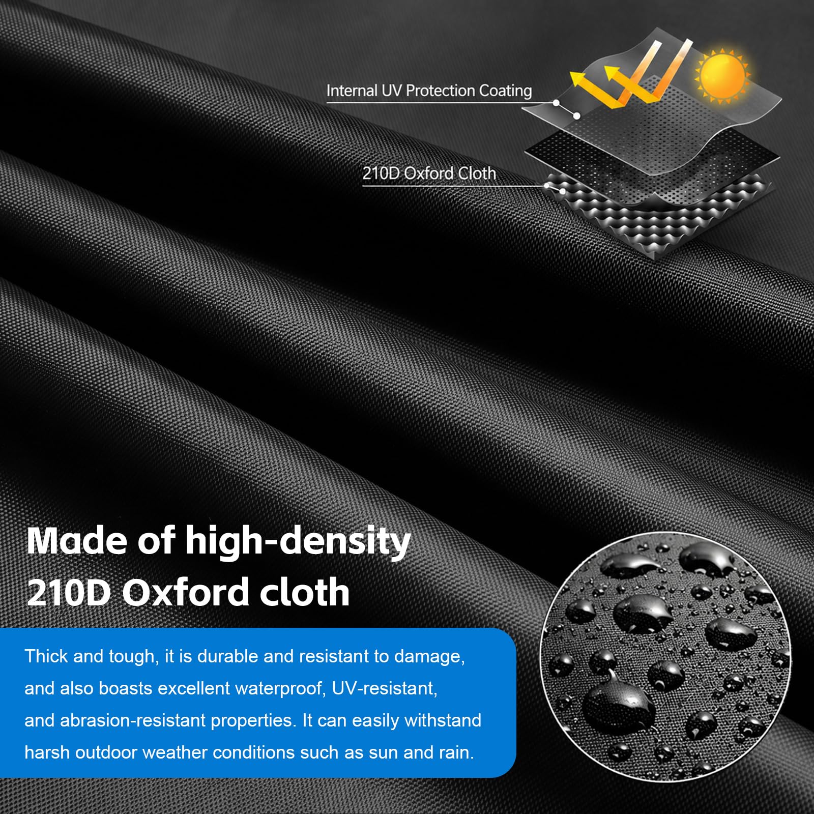 210D Oxford Robuste Bâche de Protection pour Piscine Hors Sol Imperméable | 210D Oxford Robuste Bâche de Protection pour Piscine Hors Sol Imperméable