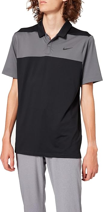 NIKE Men's 890670 Polo Shirt, Black 