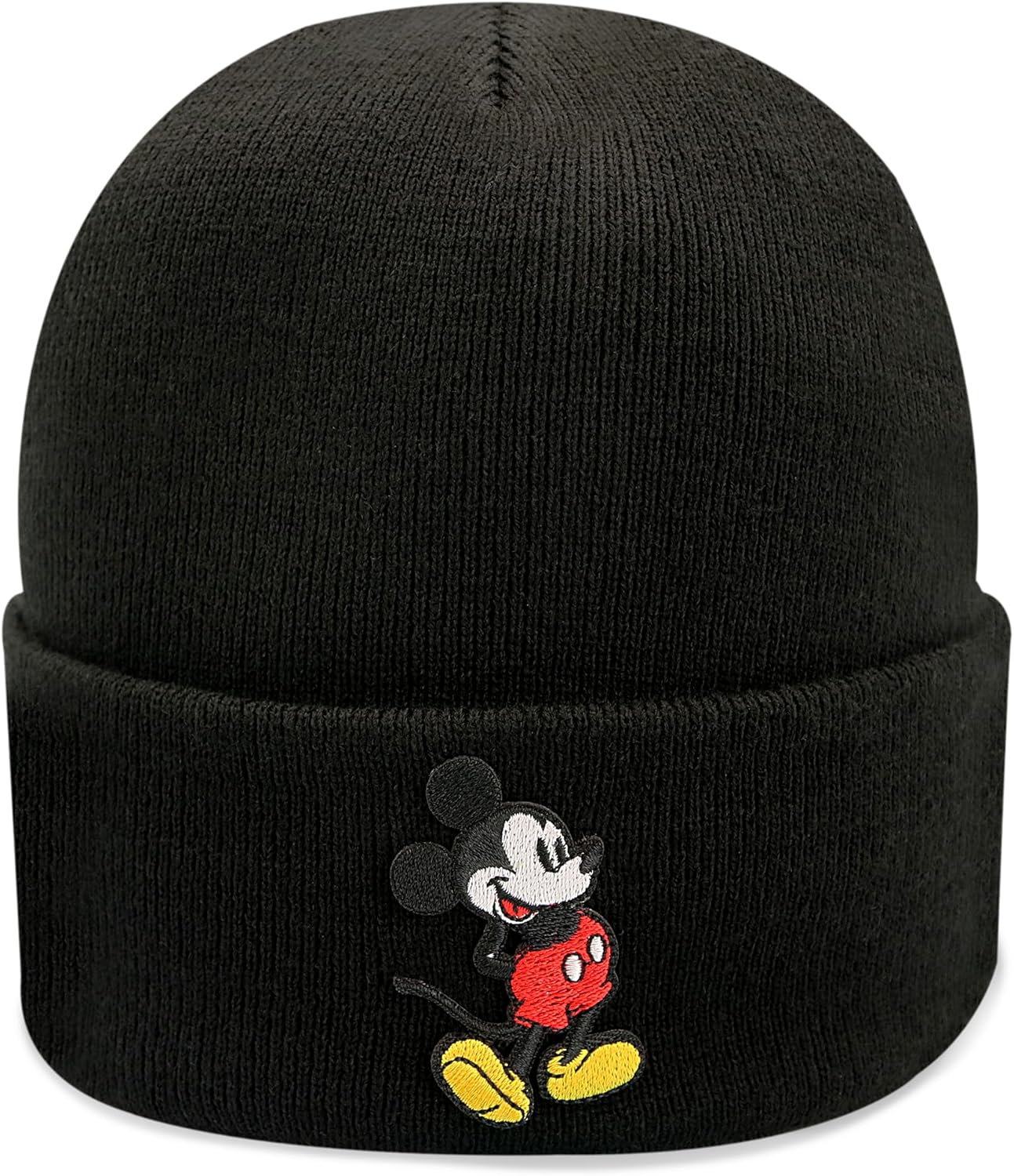 Disney Mens Disney Mickey Mouse Knit Light Winter Beanie Hat for Men - Image 4