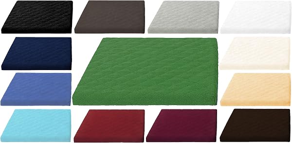 Brandsseller Copertura 60x60 cm per lavatrice e asciugatrice – Fodera protettiva con elastico – Telo di protezione imbottito – Nero - 5