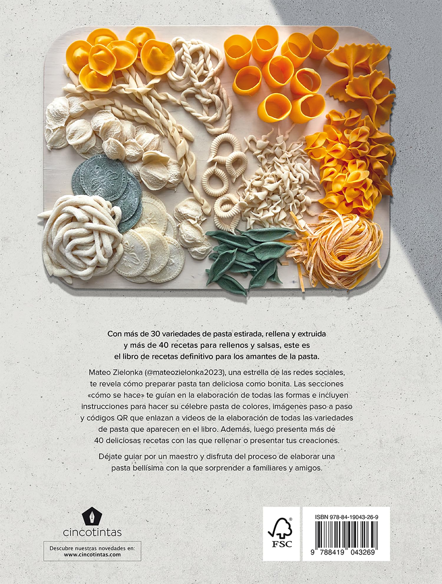 Pasta Masterclass: Las recetas del chef The Pasta Man para elaborar masas, pasta, rellenos y salsas espectaculares (COCINAS DEL MUNDO)