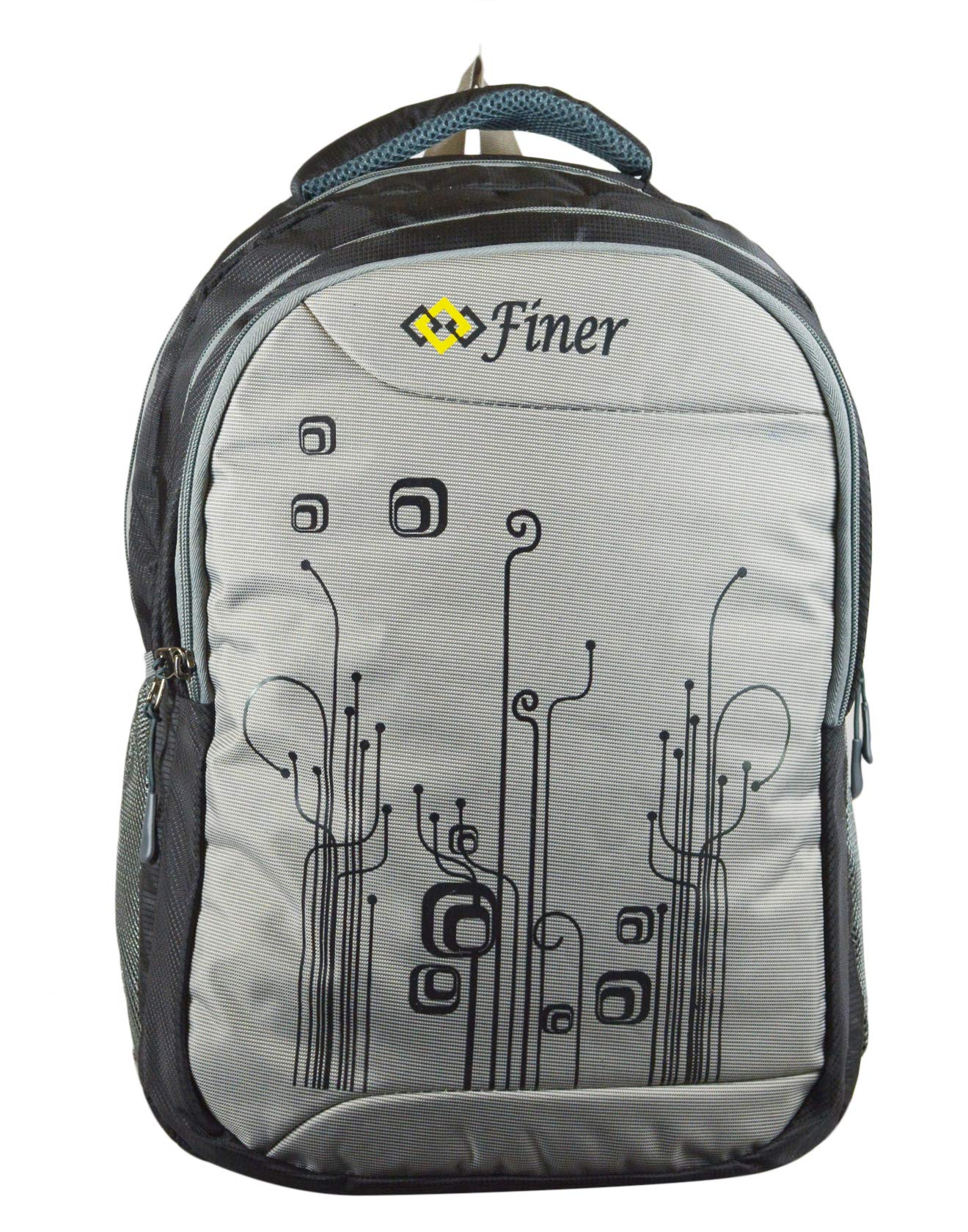 FINERCasual Backpack|Soft Trendy College Bagpacks For Men Boys Girls|Office Laptop Backpack|Water Resistant Bags|Shoulder Travel Bags|Red 31 Litres Black (with raincover) 1005