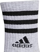 Vista 3 de adidas Kids-Boy'sGirl's Cushioned Angle Stripe Crew Socks (6-Pair)