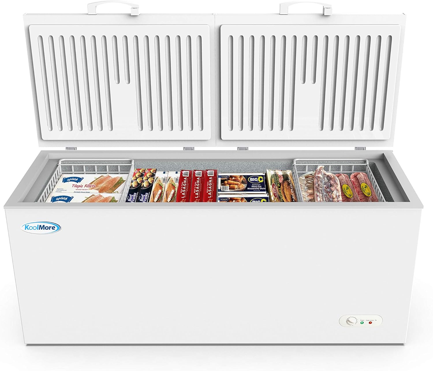 KoolMore SCF-20C Chest Freezer, 20 cu. Ft, White