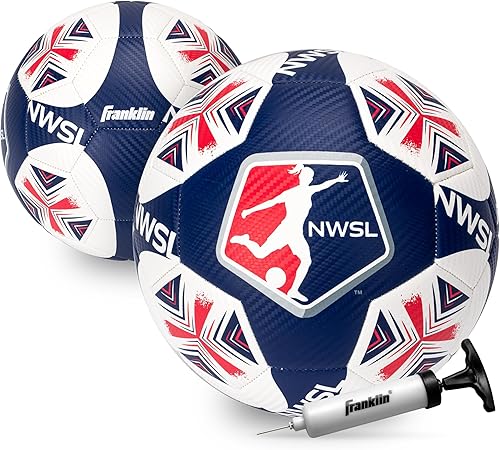 Vista 24 de Franklin Sports - Pelotas de fútbol del equipo NWSL - Pelotas de fútbol para niños + adultos - Pelotas de fútbol para niños + niñas - Pelota