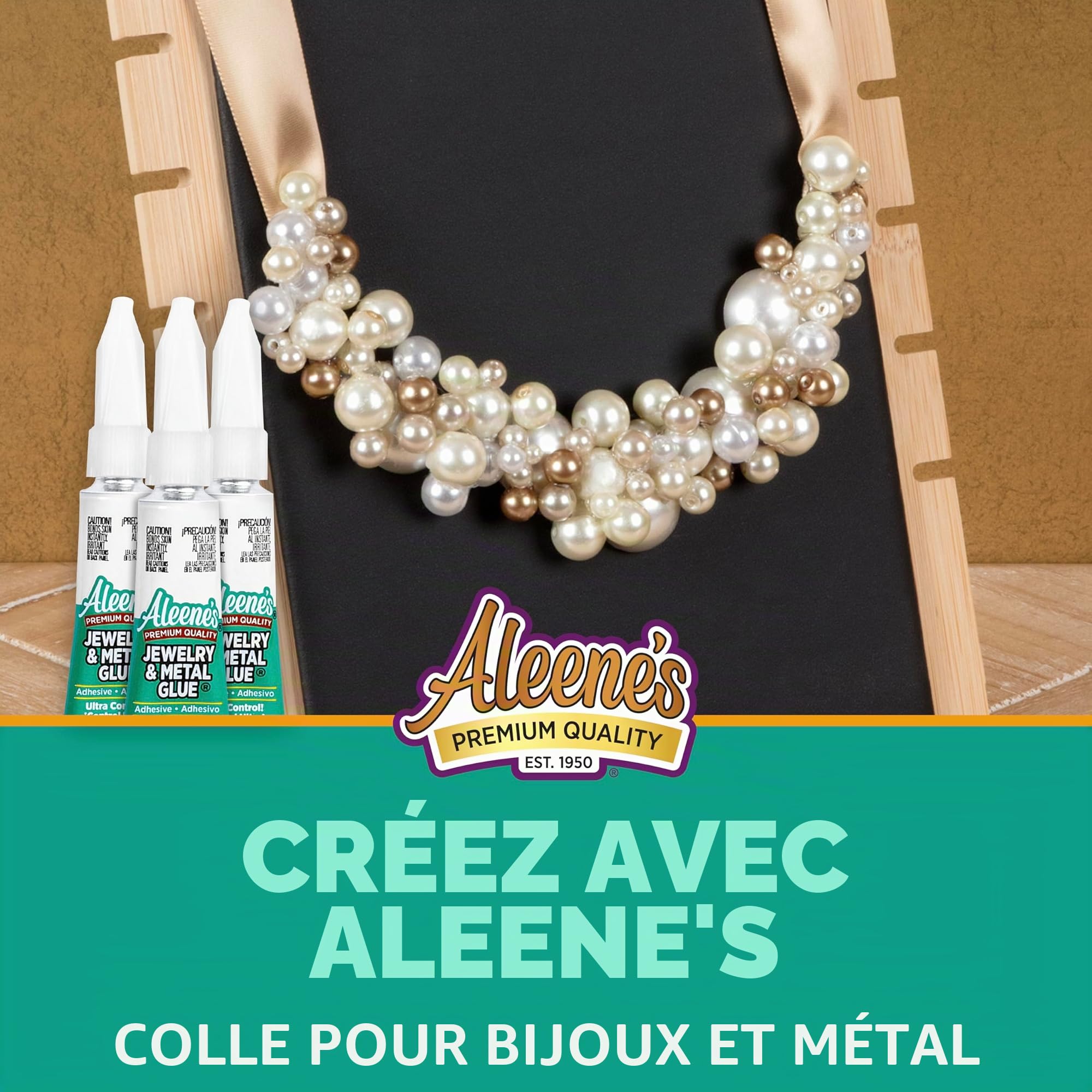 .1Oz 3/Pkg la colle d'Aleene's bijoux & métal-