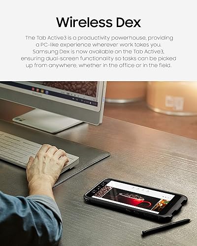Miniatura 5 de SAMSUNG Galaxy Tab Active3 Enterprise Edition - Tablet multiusos resistente de 8 pulgadas, 64 GB y WiFi y LTE (desbloqueado)  Seguridad biométrica