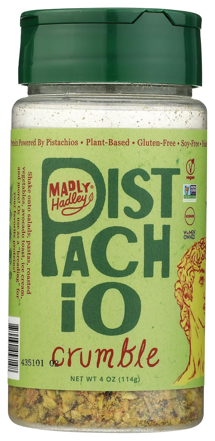 Madly Hadley, Pistachio Crumble Pasta Sauce, 4 Ounce