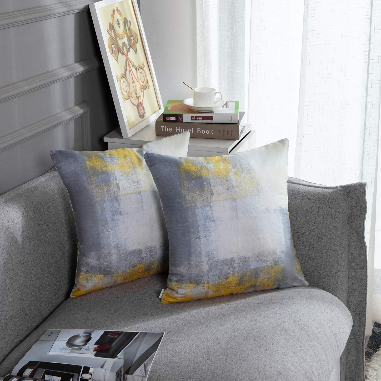 Throw Pillow Covers Yellow Throw Pillows Accent Pillow, 55 OFF