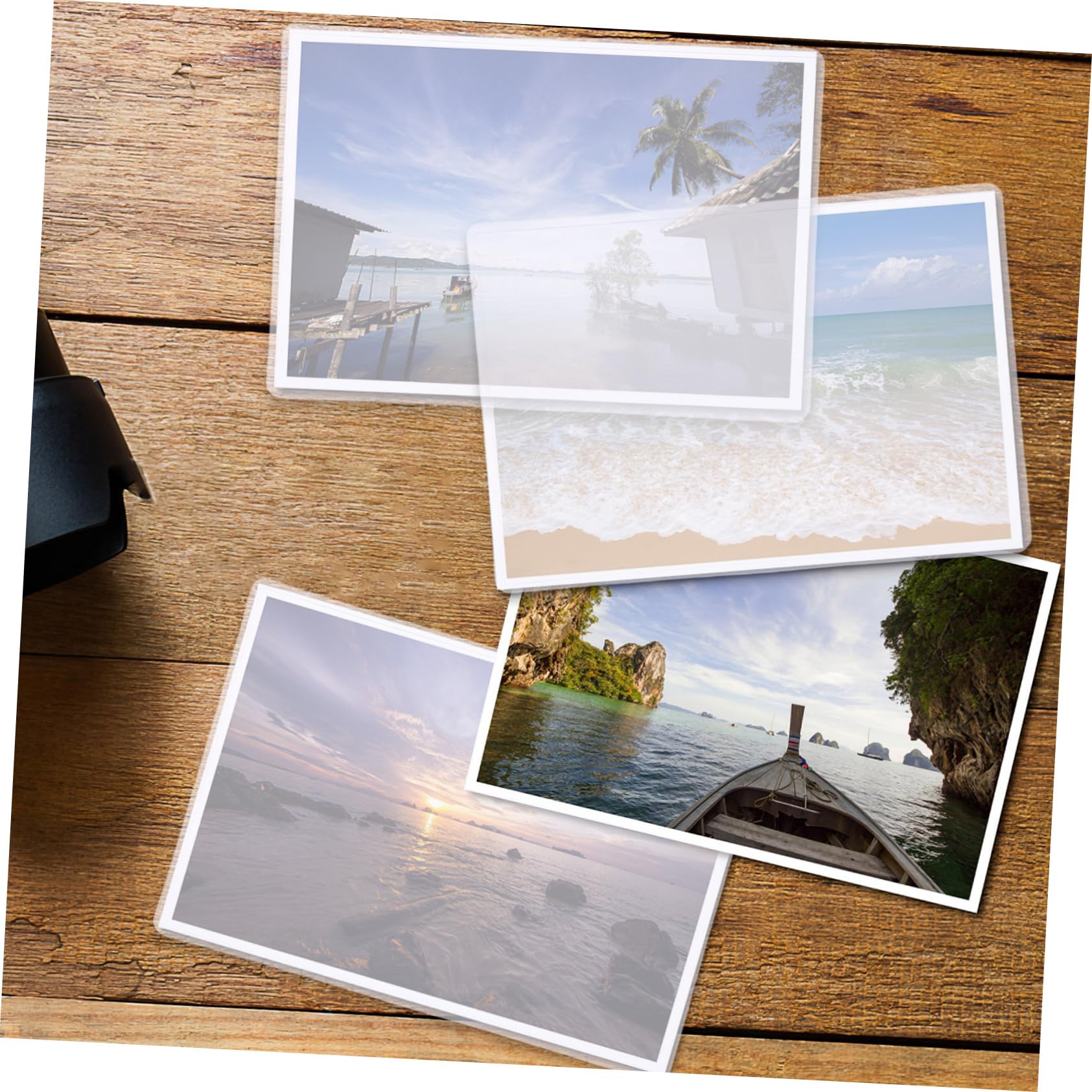Transparente aus Kunststoff 30 Stück Kartenhüllen für Fotos