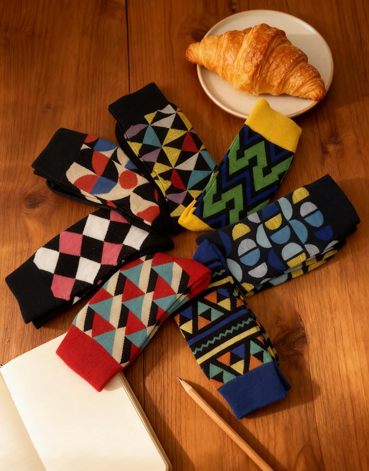 Trombone Brass-Wind Instrument Novelty Crew Socks Comfortable Casual Crazy Socks For Men Women - Image 7