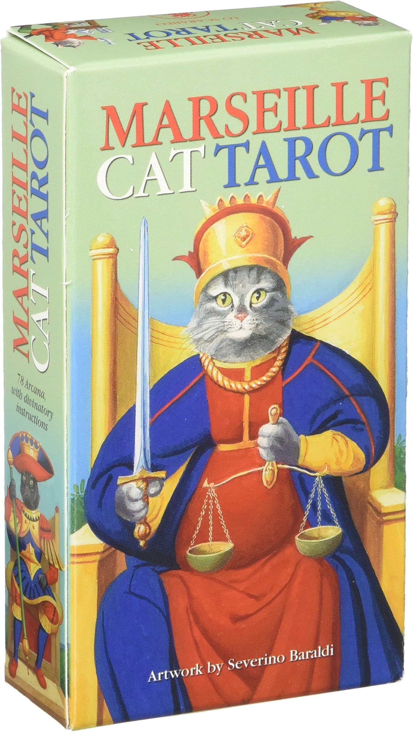 Marseille Cat Tarot: 78 Full Colour Tarot Cards and Instruction Booklet